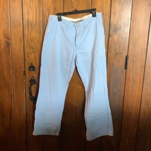Light blue khaki bootcut pant